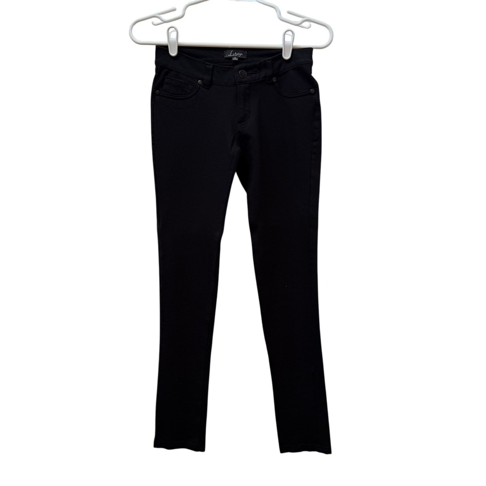 Labisou Black Skinny Leg Pants Women's Size S Rayon Nylon Spandex Blend